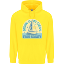 Sailing My Escape From Reality Sailor Childrens Kids Hoodie Yellow
