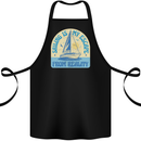 Sailing My Escape From Reality Sailor Cotton Apron 100% Organic Black