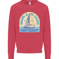 Sailing My Escape From Reality Sailor Kids Sweatshirt Jumper Heliconia