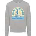 Sailing My Escape From Reality Sailor Kids Sweatshirt Jumper Sports Grey