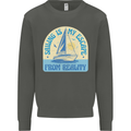 Sailing My Escape From Reality Sailor Kids Sweatshirt Jumper Storm Grey