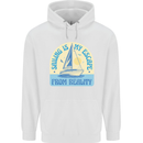 Sailing My Escape From Reality Sailor Mens 80% Cotton Hoodie White