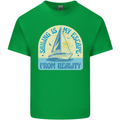 Sailing My Escape From Reality Sailor Mens Cotton T-Shirt Tee Top Irish Green