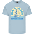 Sailing My Escape From Reality Sailor Mens Cotton T-Shirt Tee Top Light Blue