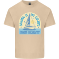 Sailing My Escape From Reality Sailor Mens Cotton T-Shirt Tee Top Sand