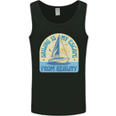 Sailing My Escape From Reality Sailor Mens Vest Tank Top Black