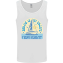 Sailing My Escape From Reality Sailor Mens Vest Tank Top White