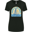 Sailing My Escape From Reality Sailor Womens Wider Cut T-Shirt Black