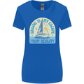 Sailing My Escape From Reality Sailor Womens Wider Cut T-Shirt Royal Blue