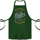 Sailor Company Sailing Boat Yacht Speedboat Cotton Apron 100% Organic Forest Green