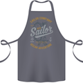 Sailor Company Sailing Boat Yacht Speedboat Cotton Apron 100% Organic Steel