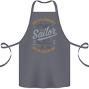 Sailor Company Sailing Boat Yacht Speedboat Cotton Apron 100% Organic Steel