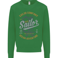 Sailor Company Sailing Boat Yacht Speedboat Kids Sweatshirt Jumper Irish Green