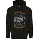 Sailor Company Sailing Boat Yacht Speedboat Mens 80% Cotton Hoodie Black