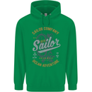 Sailor Company Sailing Boat Yacht Speedboat Mens 80% Cotton Hoodie Irish Green