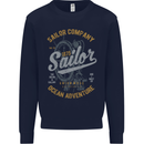 Sailor Company Sailing Boat Yacht Speedboat Mens Sweatshirt Jumper Navy Blue
