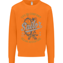 Sailor Company Sailing Boat Yacht Speedboat Mens Sweatshirt Jumper Orange