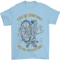 Sailor Company Sailing Boat Yacht Speedboat Mens T-Shirt Cotton Gildan Light Blue