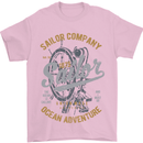 Sailor Company Sailing Boat Yacht Speedboat Mens T-Shirt Cotton Gildan Light Pink