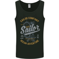 Sailor Company Sailing Boat Yacht Speedboat Mens Vest Tank Top Black