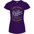 Sailor Company Sailing Boat Yacht Speedboat Womens Petite Cut T-Shirt Purple
