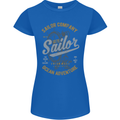 Sailor Company Sailing Boat Yacht Speedboat Womens Petite Cut T-Shirt Royal Blue