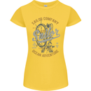 Sailor Company Sailing Boat Yacht Speedboat Womens Petite Cut T-Shirt Yellow