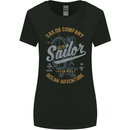 Sailor Company Sailing Boat Yacht Speedboat Womens Wider Cut T-Shirt Black