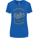 Sailor Company Sailing Boat Yacht Speedboat Womens Wider Cut T-Shirt Royal Blue
