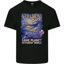Same Planet Different World Kids T-Shirt Childrens Black