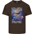 Same Planet Different World Kids T-Shirt Childrens Chocolate
