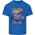 Same Planet Different World Kids T-Shirt Childrens Royal Blue