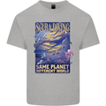 Same Planet Different World Kids T-Shirt Childrens Sports Grey