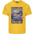 Same Planet Different World Kids T-Shirt Childrens Yellow