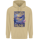Same Planet Different World Mens 80% Cotton Hoodie Sand