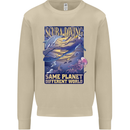 Same Planet Different World Mens Sweatshirt Jumper Sand