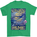 Same Planet Different World Mens T-Shirt Cotton Gildan Irish Green