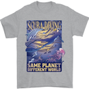 Same Planet Different World Mens T-Shirt Cotton Gildan Sports Grey