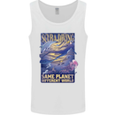 Same Planet Different World Mens Vest Tank Top White