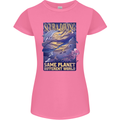 Same Planet Different World Womens Petite Cut T-Shirt Azalea