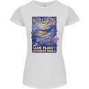 Same Planet Different World Womens Petite Cut T-Shirt White