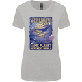 Same Planet Different World Womens Wider Cut T-Shirt Sports Grey