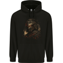 Samurai Assassin Japanese Fantasy Warrior Mens 80% Cotton Hoodie Black