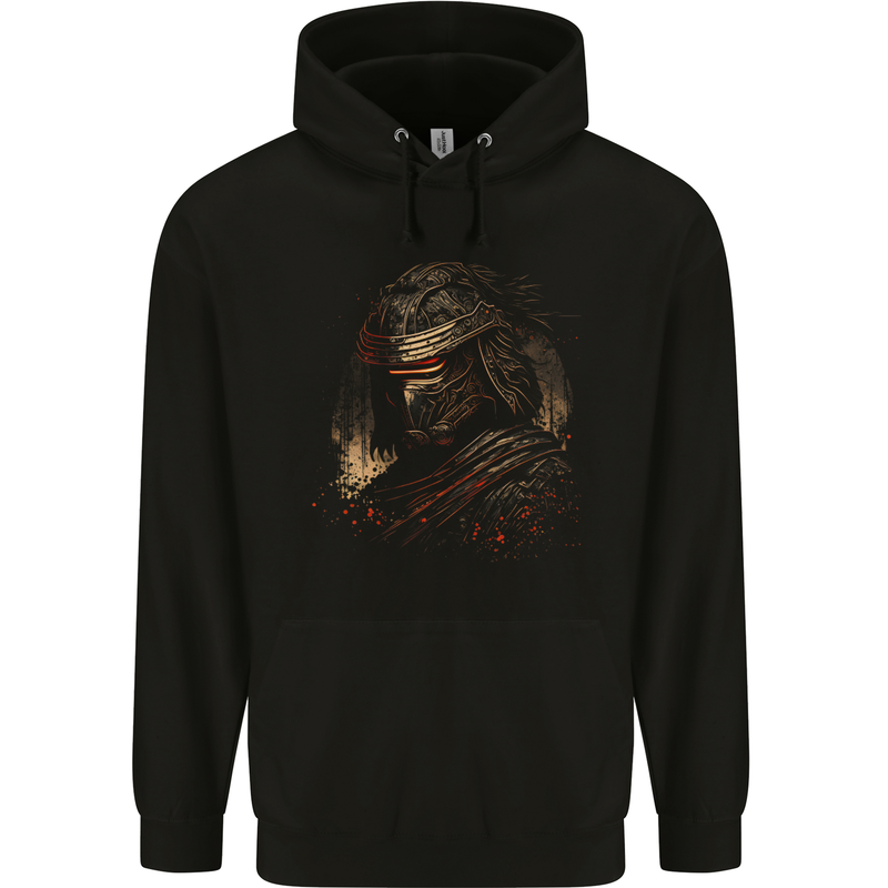 Samurai Assassin Japanese Fantasy Warrior Mens 80% Cotton Hoodie Black