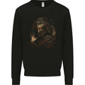 Samurai Assassin Japanese Fantasy Warrior Mens Sweatshirt Jumper Black
