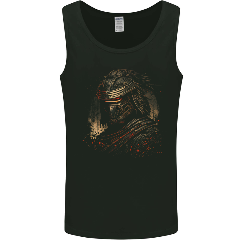 Samurai Assassin Japanese Fantasy Warrior Mens Vest Tank Top Black