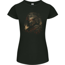 Samurai Assassin Japanese Fantasy Warrior Womens Petite Cut T-Shirt Black