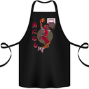 Samurai Basketball Player Cotton Apron 100% Organic Black