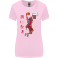 Samurai Basketball Player Womens Wider Cut T-Shirt Light Pink