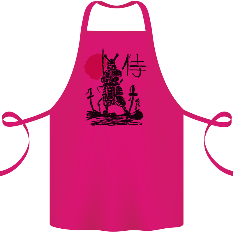 Samurai Battle MMA Kenjutsu Kendo Iaido Cotton Apron 100% Organic Pink